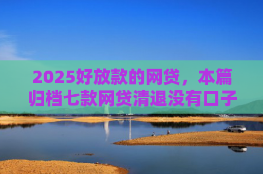 2025好放款的网贷，本篇归档七款网贷清退没有口子下款