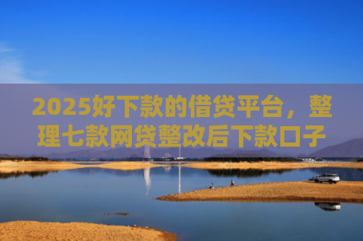 2025好下款的借贷平台，整理七款网贷整改后下款口子