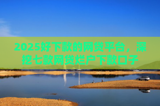 2025好下款的网贷平台，深挖七款网贷烂户下款口子