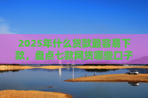 2025年什么贷款最容易下款，盘点七款网贷哪些口子比下款