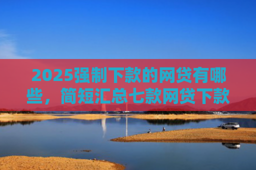 2025强制下款的网贷有哪些，简短汇总七款网贷下款高的口子