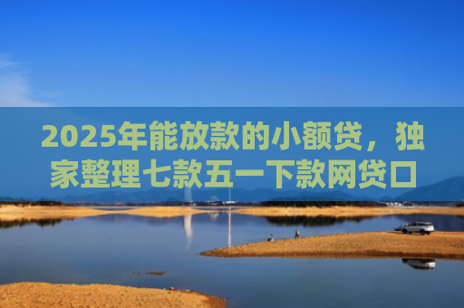 2025年能放款的小额贷，独家整理七款五一下款网贷口子