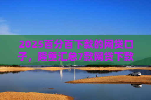 2025百分百下款的网贷口子，隆重汇总7款网贷下款口子吧
