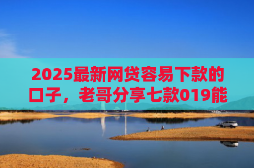 2025最新网贷容易下款的口子，老哥分享七款019能下款的网贷口子