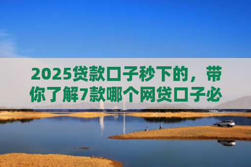 2025贷款口子秒下的，带你了解7款哪个网贷口子必下款