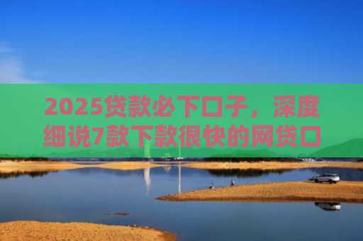 2025贷款必下口子，深度细说7款下款很快的网贷口子