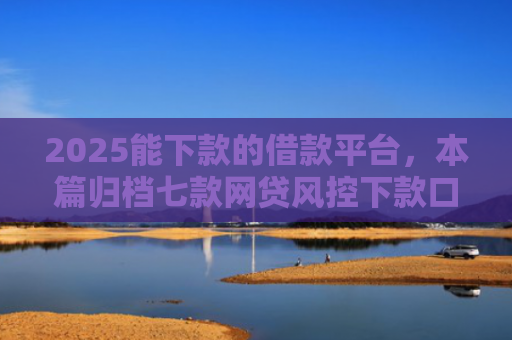 2025能下款的借款平台，本篇归档七款网贷风控下款口子
