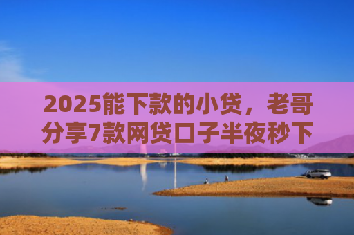 2025能下款的小贷，老哥分享7款网贷口子半夜秒下款