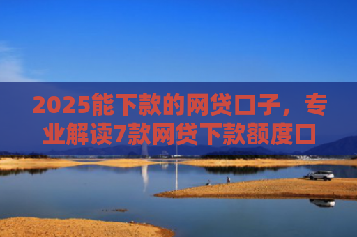 2025能下款的网贷口子，专业解读7款网贷下款额度口子