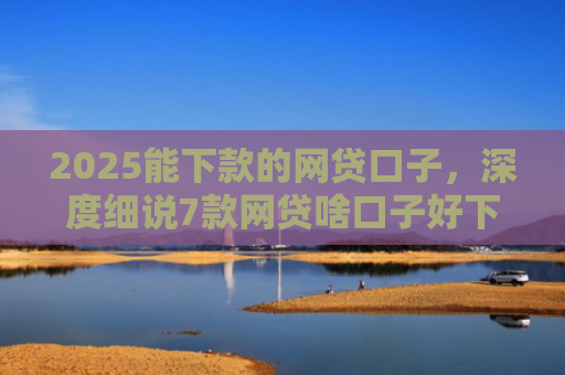 2025能下款的网贷口子，深度细说7款网贷啥口子好下款