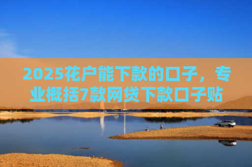 2025花户能下款的口子，专业概括7款网贷下款口子贴吧