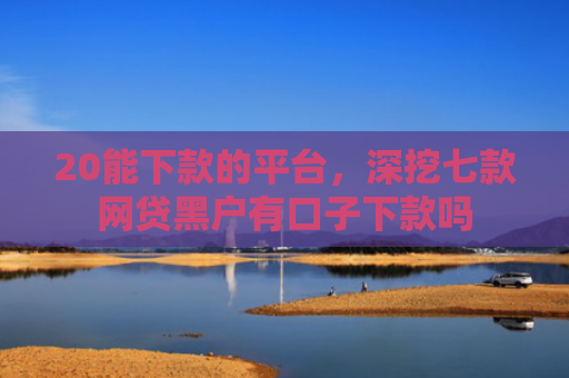 20能下款的平台，深挖七款网贷黑户有口子下款吗