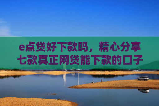 e点贷好下款吗，精心分享七款真正网贷能下款的口子