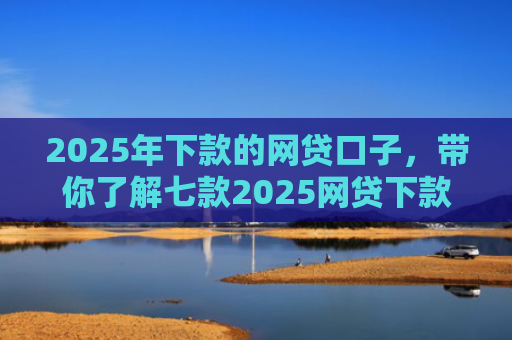 2025年下款的网贷口子，带你了解七款2025网贷下款的口子