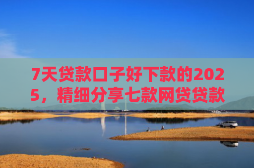 7天贷款口子好下款的2025，精细分享七款网贷贷款口子急速下款的