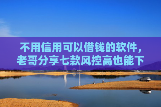 不用信用可以借钱的软件，老哥分享七款风控高也能下款的网贷口子