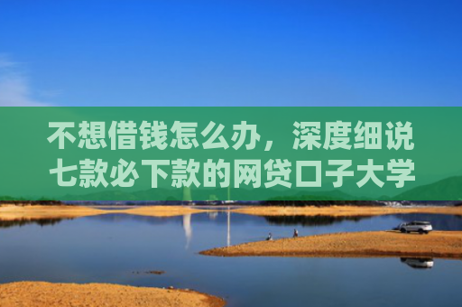 不想借钱怎么办，深度细说七款必下款的网贷口子大学生