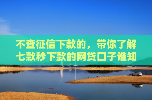 不查征信下款的，带你了解七款秒下款的网贷口子谁知道