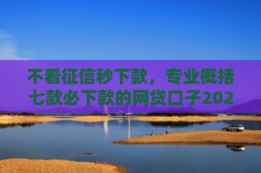 不看征信秒下款，专业概括七款必下款的网贷口子2025iOS