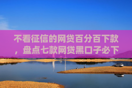 不看征信的网贷百分百下款，盘点七款网贷黑口子必下款app2025