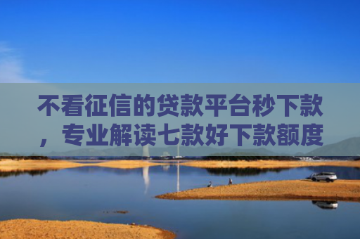 不看征信的贷款平台秒下款，专业解读七款好下款额度大的网贷口子