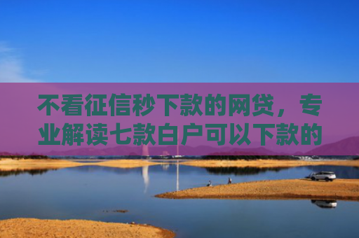 不看征信秒下款的网贷，专业解读七款白户可以下款的网贷口子