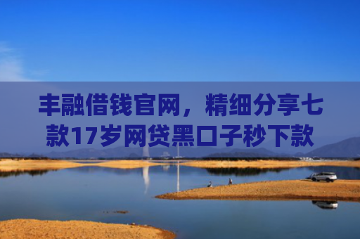 丰融借钱官网，精细分享七款17岁网贷黑口子秒下款app