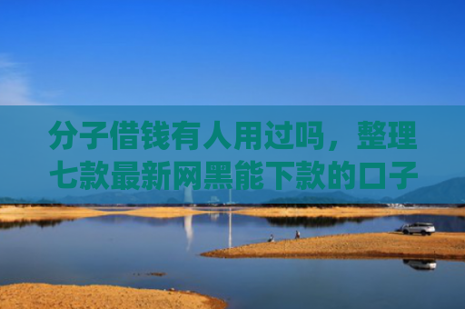 分子借钱有人用过吗，整理七款最新网黑能下款的口子app