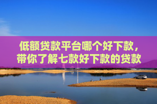 低额贷款平台哪个好下款，带你了解七款好下款的贷款口子有哪些