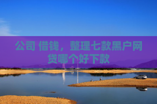 公司 借钱，整理七款黑户网贷哪个好下款