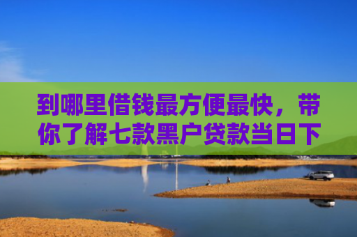 到哪里借钱最方便最快，带你了解七款黑户贷款当日下款的口子