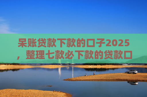 呆账贷款下款的口子2025，整理七款必下款的贷款口子