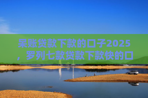 呆账贷款下款的口子2025，罗列七款贷款下款快的口子