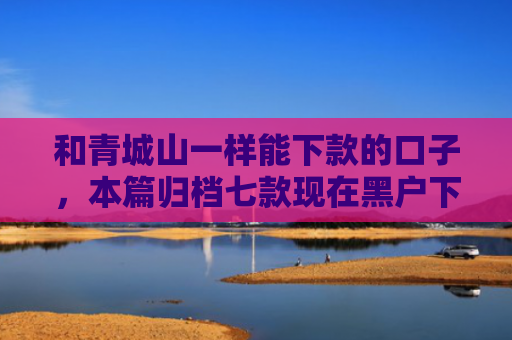 和青城山一样能下款的口子，本篇归档七款现在黑户下款的网贷