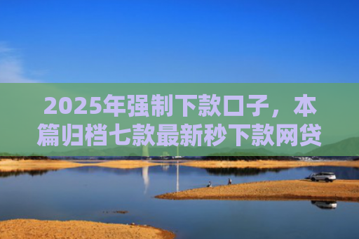 2025年强制下款口子，本篇归档七款最新秒下款网贷口子