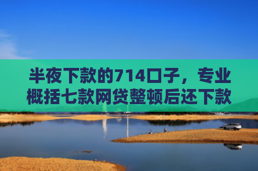 半夜下款的714口子，专业概括七款网贷整顿后还下款的口子