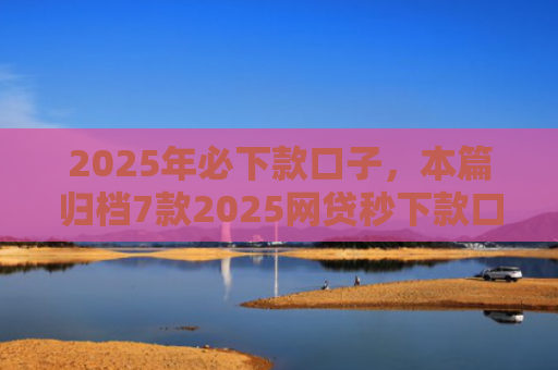 2025年必下款口子，本篇归档7款2025网贷秒下款口子
