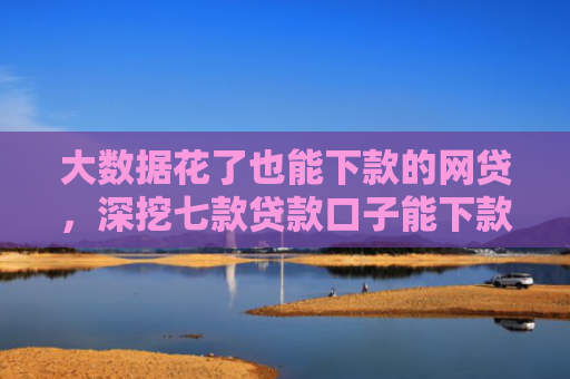 大数据花了也能下款的网贷，深挖七款贷款口子能下款