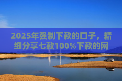 2025年强制下款的口子，精细分享七款100%下款的网贷口子