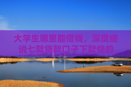 大学生哪里能借钱，深度细说七款贷款口子下款快的