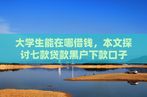 大学生能在哪借钱，本文探讨七款贷款黑户下款口子