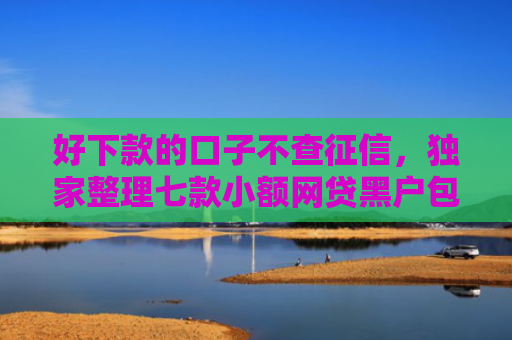 好下款的口子不查征信，独家整理七款小额网贷黑户包下款的