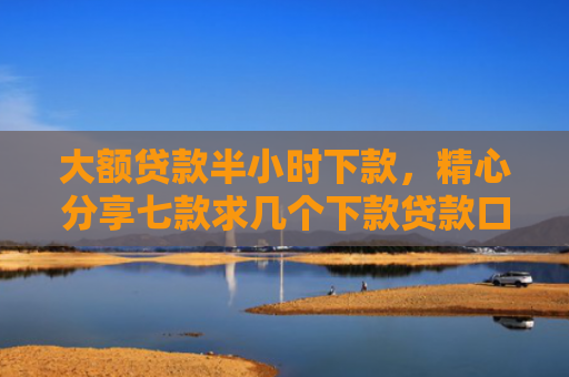 大额贷款半小时下款，精心分享七款求几个下款贷款口子