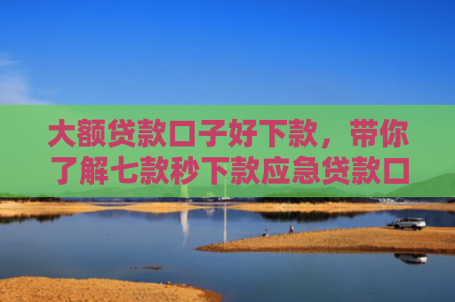 大额贷款口子好下款，带你了解七款秒下款应急贷款口子