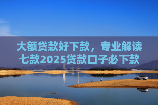 大额贷款好下款，专业解读七款2025贷款口子必下款