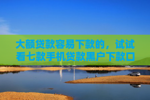 大额贷款容易下款的，试试看七款手机贷款黑户下款口子