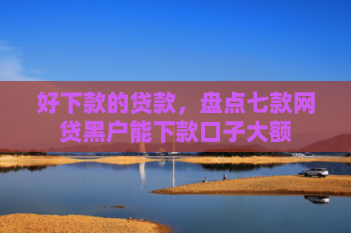 好下款的贷款，盘点七款网贷黑户能下款口子大额