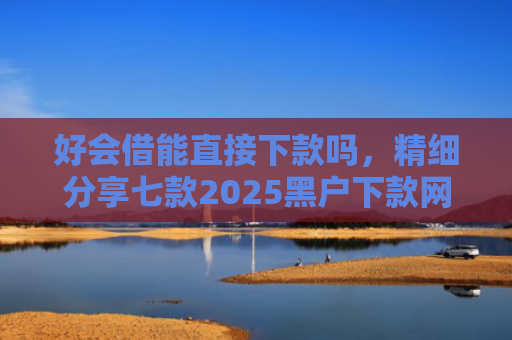 好会借能直接下款吗，精细分享七款2025黑户下款网贷