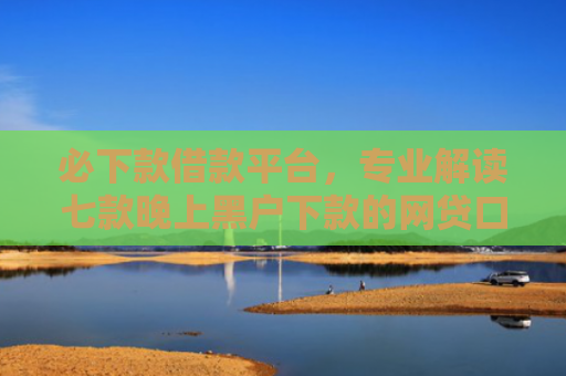 必下款借款平台，专业解读七款晚上黑户下款的网贷口子