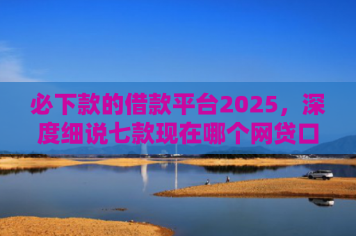 必下款的借款平台2025，深度细说七款现在哪个网贷口子好下款